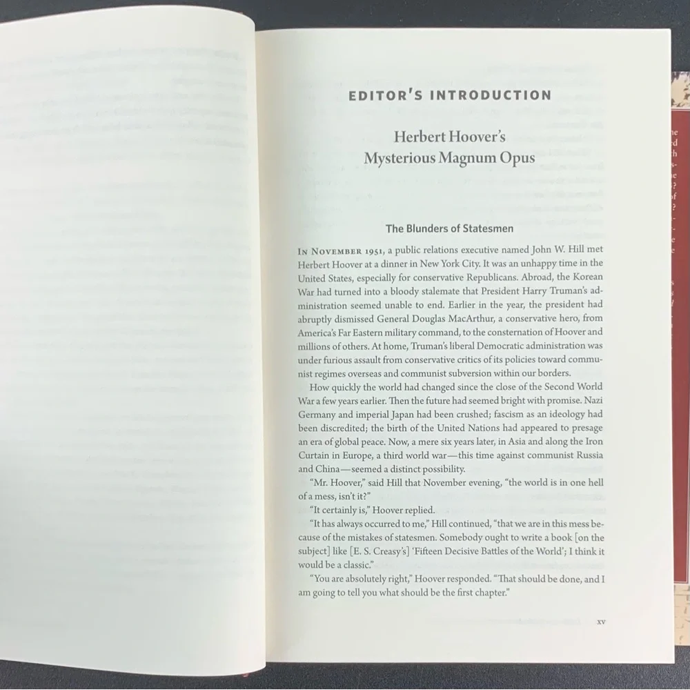 Freedom Betrayed edited by George H. Nash. 2011.